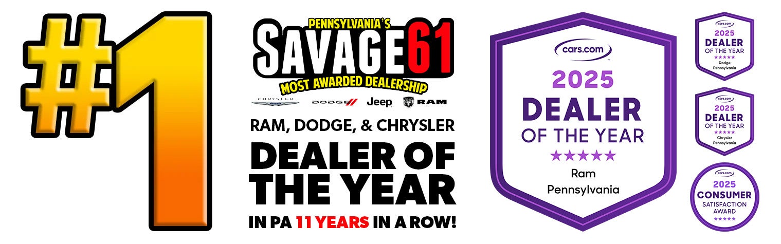 #1 Dealer in PA 11 Years In A Row!!