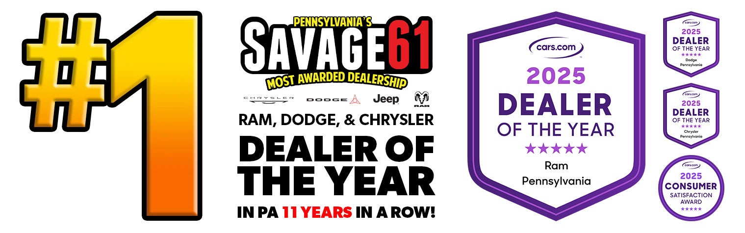 #1 Dealer in PA 11 Years In A Row!!