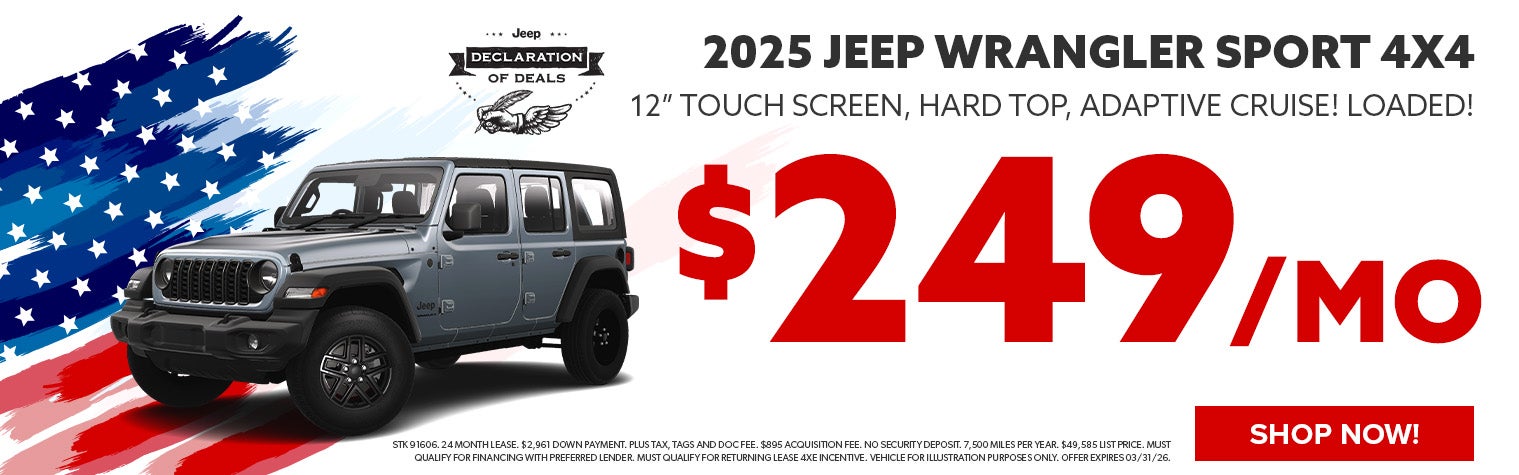 2025 Jeep Wrangler Sport 4x4