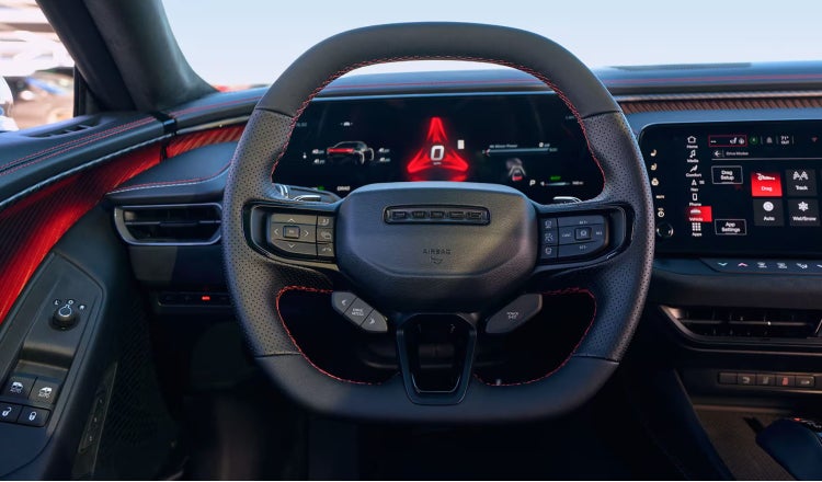 Red Ram Truck Steering Wheel