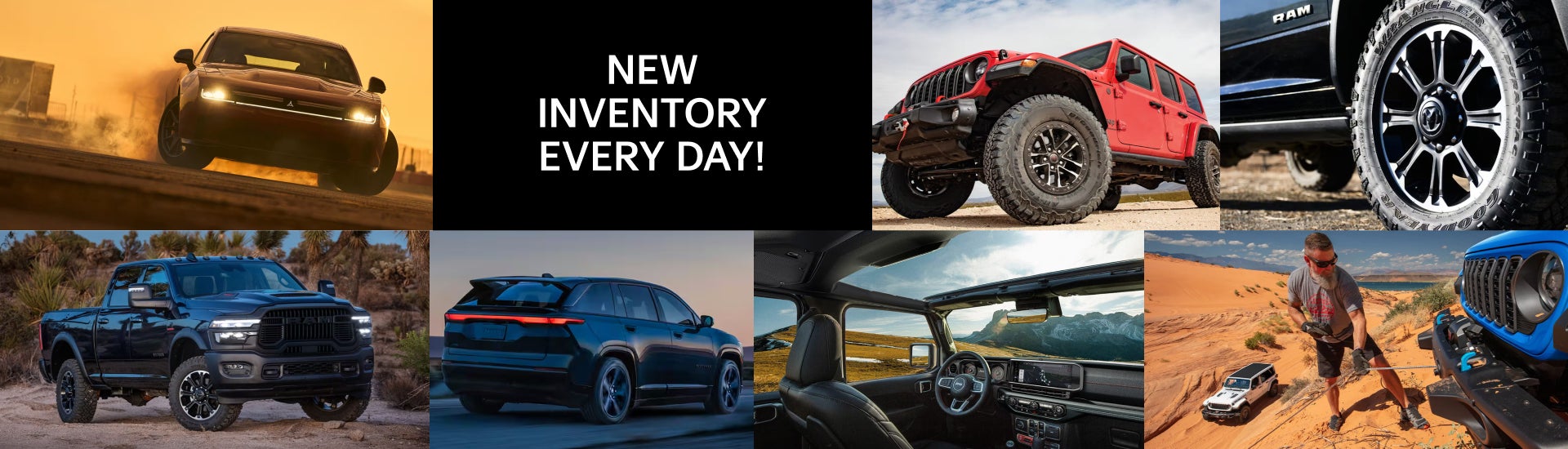 New Inventory Every Day - Vehicle Collage