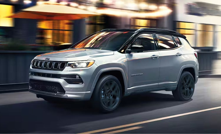 Vehicle driving on the city streets